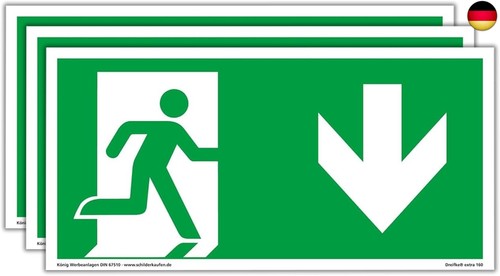 Schilder notausgang extra - 3,