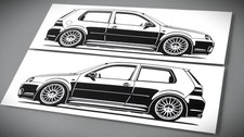 Golf MK4 tuning Aufkleber