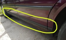 Seitenschutzleisten für  AUDI 80 B4 91-95  Premium ZIERLEISTEN unten