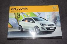Betriebsanleitung Bedienungsanleitung Opel Corsa D 01/2012 inkl. OPC unbenutzt