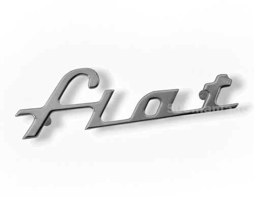 Geschriebenes emblem fiat - geschriebenes,