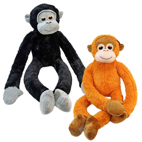 Affen kuscheltier mit - klett,