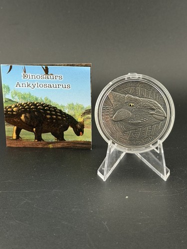 Ankylosaurus 2017 1oz silber - ankylosaurus,