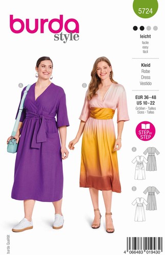 Schnittmuster midikleid - schnittmuster,