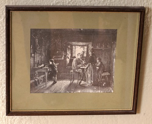 Schönes altes wandbild - schönes,