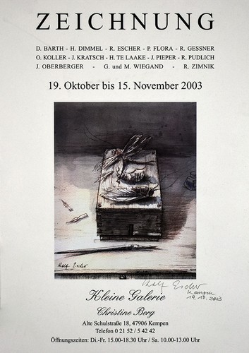 Escher zeichnung 2003 - zeichnung.,