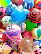 Flummi GROß 45mm Springball Hüpfball Bouncing Ball | Mitgebsel Geburtstag Pinata