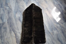 Webpelzschal der Marke " MINX " Schwarz  1,95 mtr. Länge  20 cm Breite