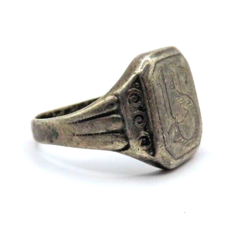 Antiker jugendstil ring 800er - ring,