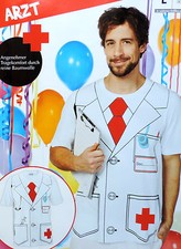 Arzt faschingsshirt l - faschingsshirt, m