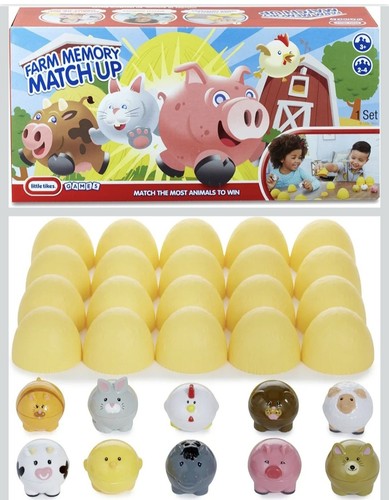 Memory match up - 🐮match🐷, up🐑