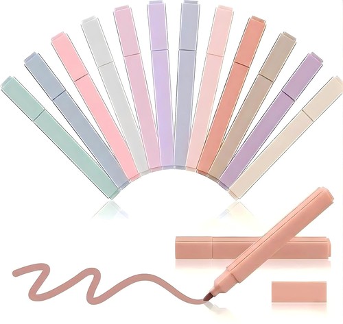 Textmarker pastell stück - pastell, 12