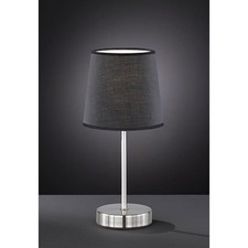 Wofi LED Tischleuchte Cesena Schwarz 4W E14 warm Dimmbar per Schalter UVP 38€