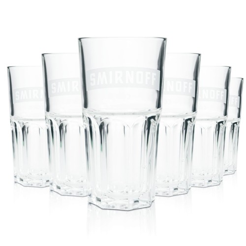 Smirnoff glas 3l - 6x,