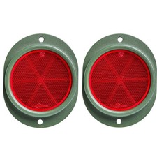M998 Reflector Red 12342500-1 12342500-2 Flat Black Humvee Hummer