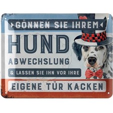 Schild Hunde kacken verboten -