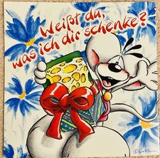 Diddl Karte Weißt du, was ich
