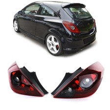 Rückleuchten Set OPC Smoke für Opel Corsa D 3 Türer 2006-2014