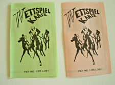 60 Rubbelkarten Pferderennen