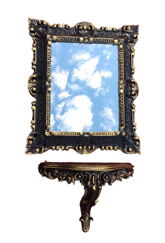 Wandspiegel mit konsole barock - mit,