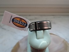 Fossil Ring Edelstahl Schmuck