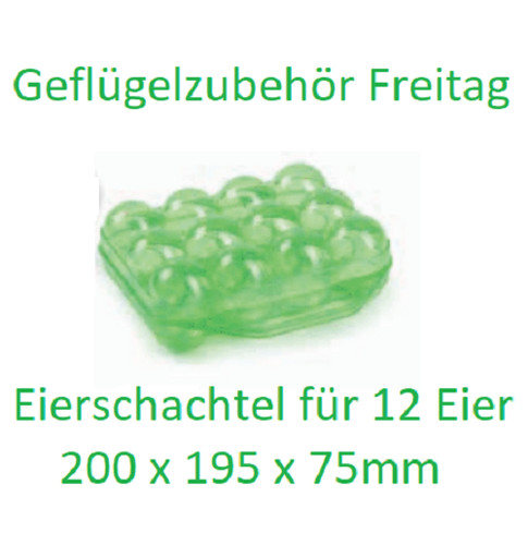 Eierschachtel aus kunststoff - aus,