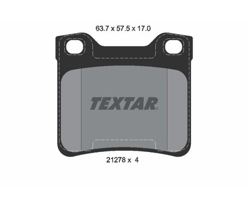 Textar bremsbelagsatz - textar,