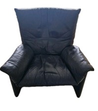 Cassina Palmaria Leder Sessel Entwurf Vico Magistretti