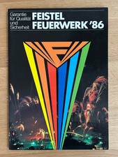 Alter FEISTEL Feuerwerk Katalog 1986 51 Seiten Pyro Silvester Rarität Göllheim