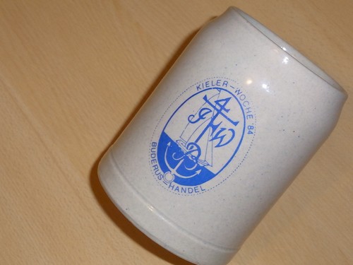 Bierkrug kieler woche 84 - bierkrug,