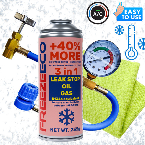 R12 r134a freezeeco 1 kit - r12/r134a, 3-in-1-kit