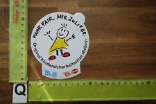 Alter Aufkleber Autohaus Werkstatt Automobil V.A.G. Audi Volkswagen VW Bobsy