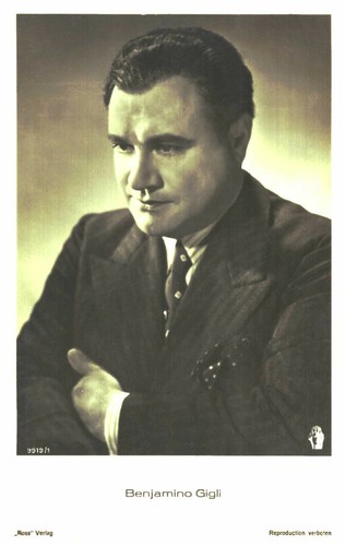 Benjamino gigli original - ,