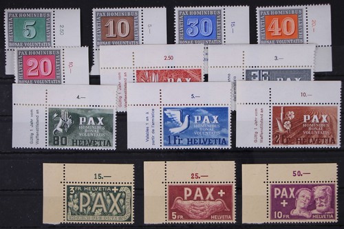 Schweiz 447 459 postfrisch - schweiz, 447-459