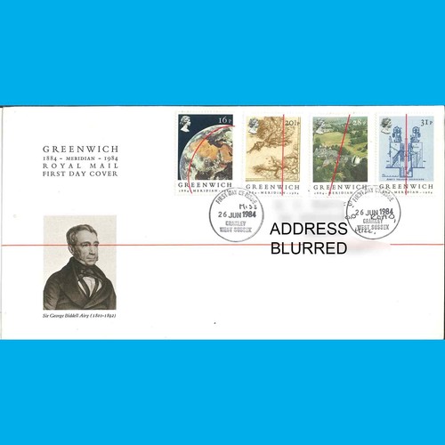 Fdc greenwich meridian - fdc,