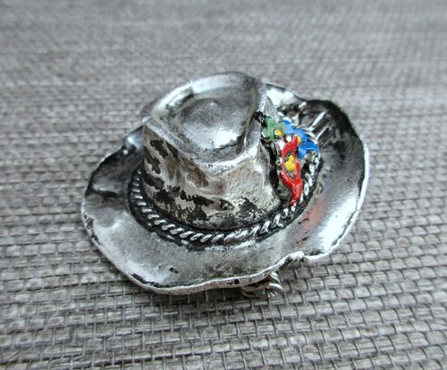 Trachten brosche hut - (h),