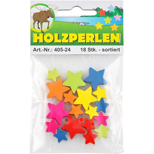 Holzperlen - (1,00€/tüte),