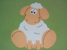 Schönes Fensterbild Schaf