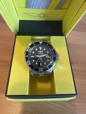 Invicta Grand Diver Automatik Herrenuhr Silber Schwarz