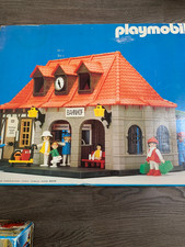 Bahnhof v. Playmobil komplett mit viel Zubehör ! Neuwertig - Ohne Mängel