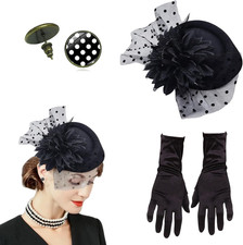 3 Stück Fascinator Damen