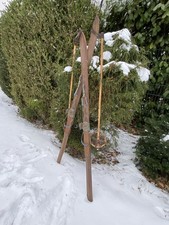 Antike Holzski mit