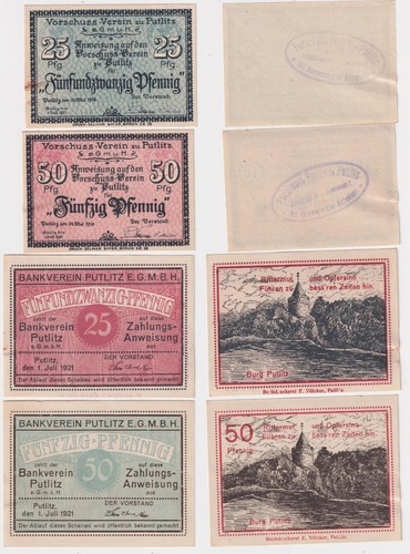 Banknote notgeld bankverein - 4,