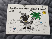 Sheepworld Sheepcards Postkarte Motivkarte Nr. 36 "Grüße aus der wilden Ferne"