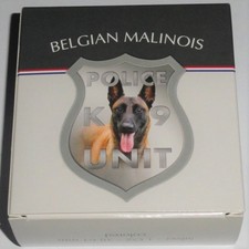Niue 1 Oz Silber Belgian Malinois 2016 im Etui Polizeihund K9 - Nur 999 Stück!
