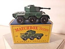 Matchbox 1-75 Modell RW No.67a Saladin Armoured Car 1959-66 mit OVP D1