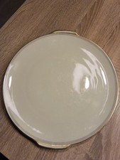 2 Porzellan Kuchenplatten