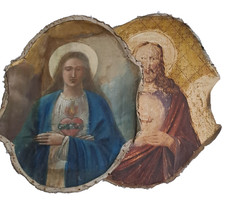 2 x Fragment Gemälde Malerei