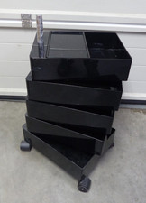 Magis 360° Rollwagen Container Rollcontainer Bürocontainer Büro schwarz 5 Fächer