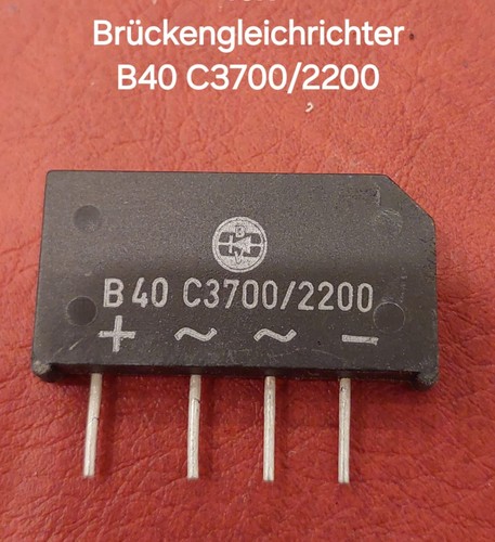 Brückengleichrichter b40 - brückengleichrichter,